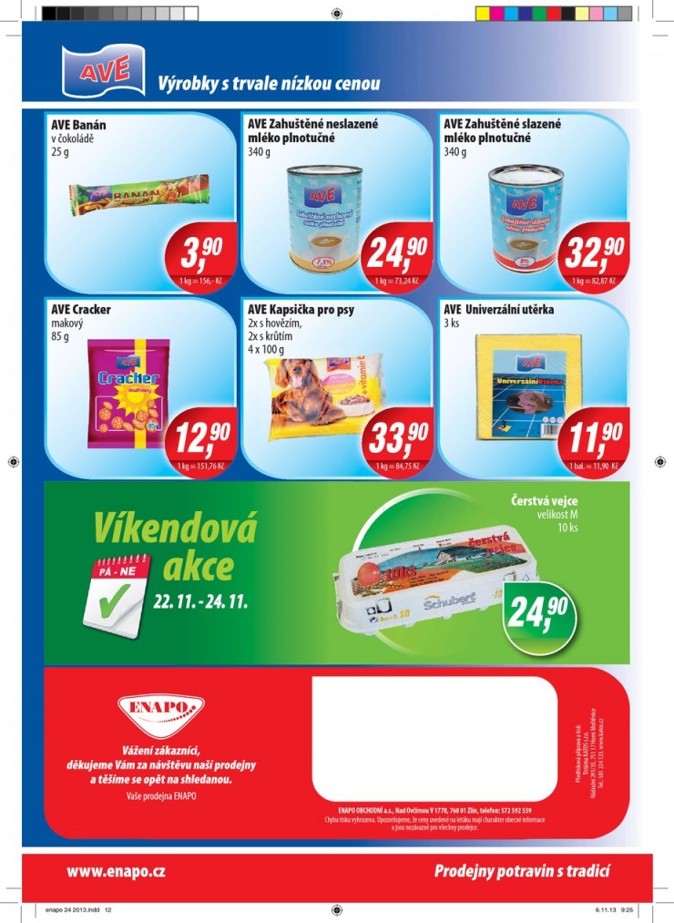 leták Enapo Akční leták od 20.11.2013 strana 1 leták Enapo Akční leták od 20.11.2013 strana 1