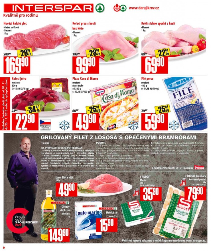 leták Interspar Akční nabídka od 20.11.2013 strana 1 leták Interspar Akční nabídka od 20.11.2013 strana 1
