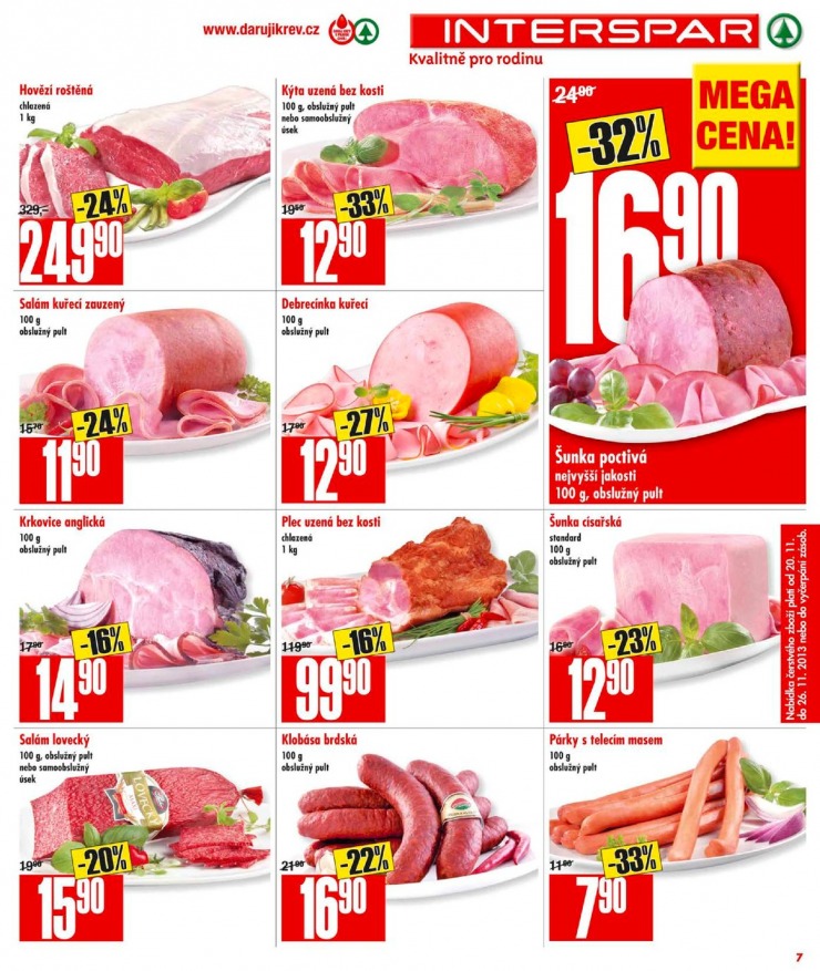 leták Interspar Akční nabídka od 20.11.2013 strana 1 leták Interspar Akční nabídka od 20.11.2013 strana 1