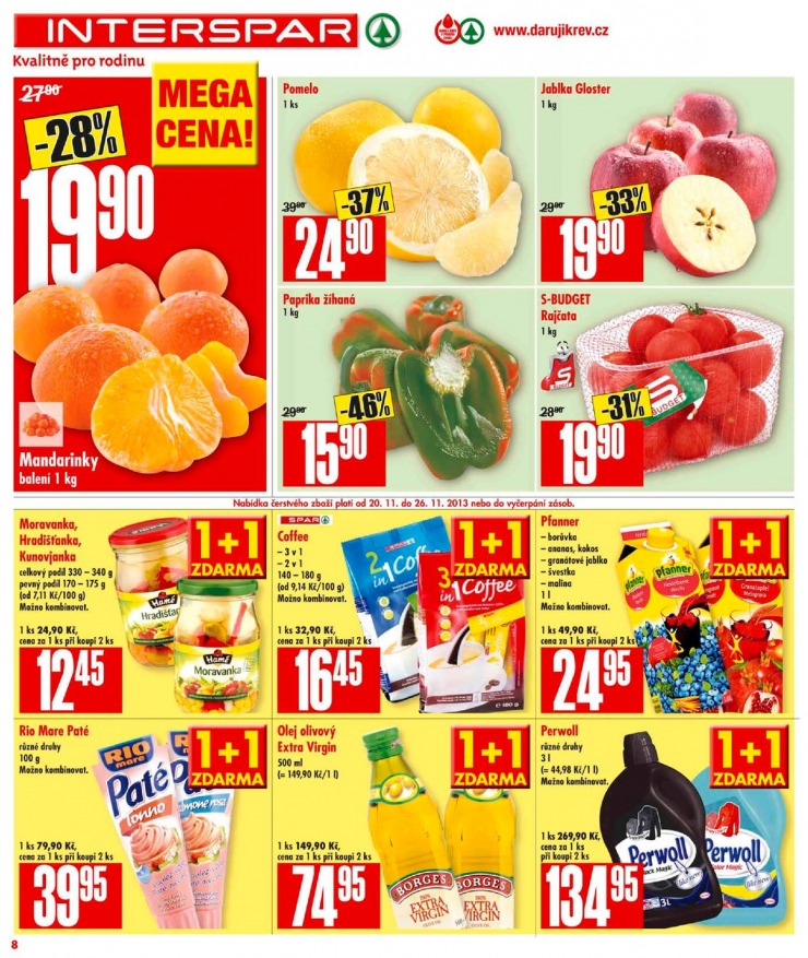 leták Interspar Akční nabídka od 20.11.2013 strana 1 leták Interspar Akční nabídka od 20.11.2013 strana 1
