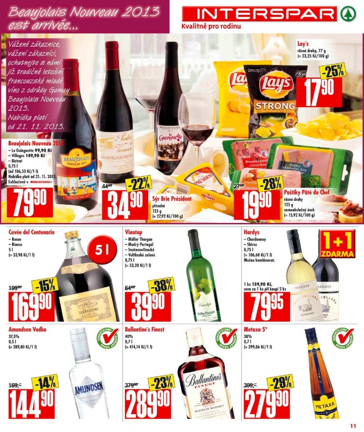 leták Interspar Akční nabídka od 20.11.2013 strana 1 leták Interspar Akční nabídka od 20.11.2013 strana 1