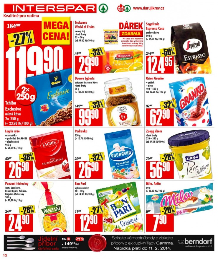 leták Interspar Akční nabídka od 20.11.2013  strana 1 leták Interspar Akční nabídka od 20.11.2013 strana 1