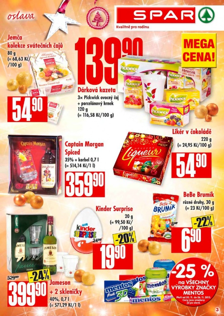 leták Interspar nabídka Spar od 20.11.2013 strana 1 leták Interspar nabídka Spar od 20.11.2013 strana 1