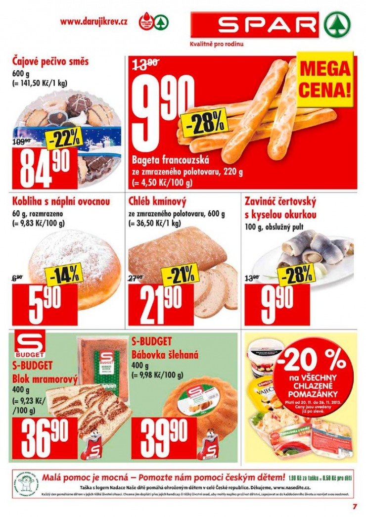 leták Interspar nabídka Spar od 20.11.2013 strana 1 leták Interspar nabídka Spar od 20.11.2013 strana 1