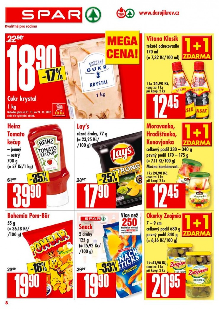 leták Interspar nabídka Spar od 20.11.2013 strana 1 leták Interspar nabídka Spar od 20.11.2013 strana 1