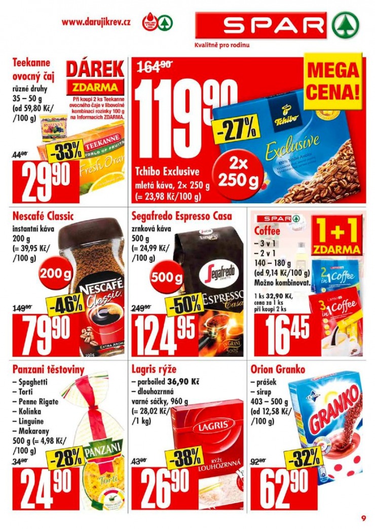 letk Interspar nabdka Spar od 20.11.2013 strana 1