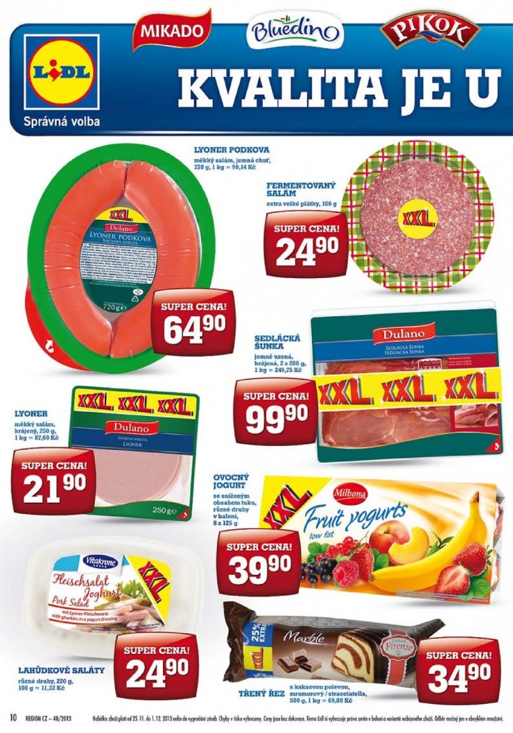 let�k Lidl Ak�n� nab�dka od 25.11.2013 strana 1