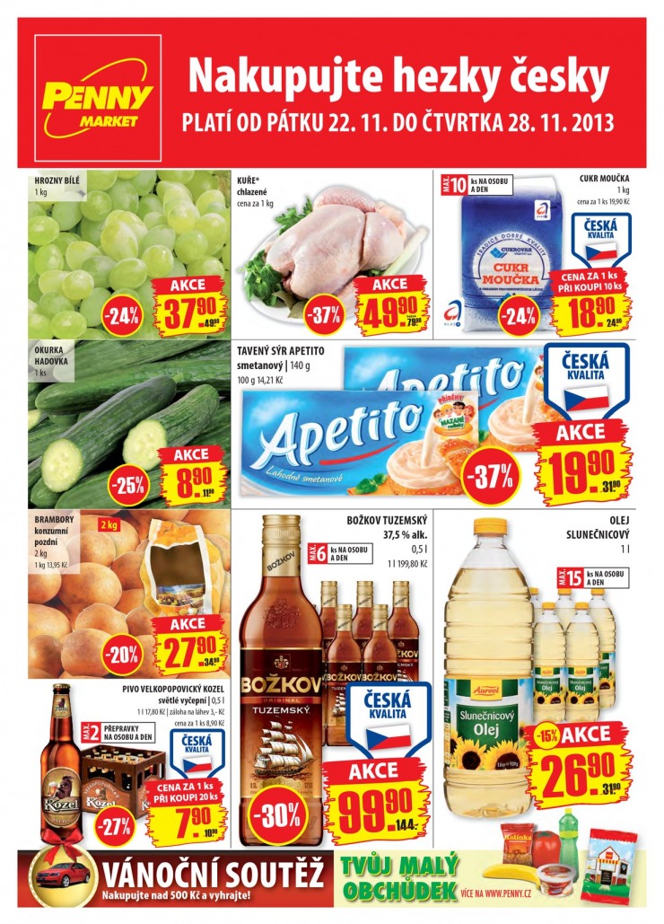 leták Penny Aktuální nabídka od 22.11.2013 strana 1 leták Penny Aktuální nabídka od 22.11.2013 strana 1