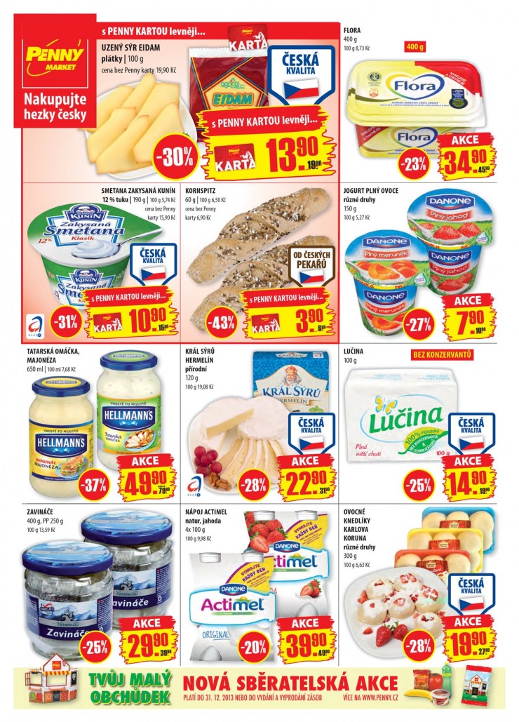 let�k Penny Aktu�ln� nab�dka od 22.11.2013 strana 1