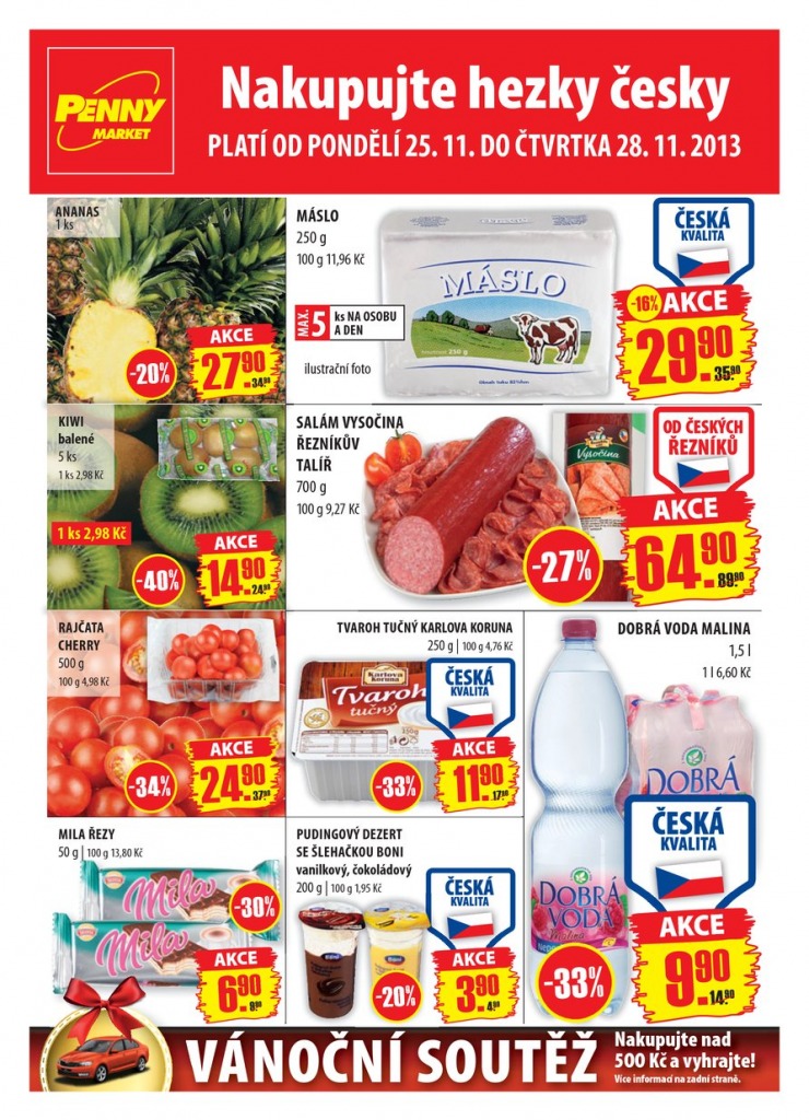 leták Penny Aktuální nabídka od 25.11.2013 strana 1 leták Penny Aktuální nabídka od 25.11.2013 strana 1