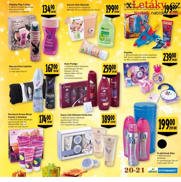 leták Albert Hypermarket - Dárky leták strana 1 leták Albert Hypermarket - Dárky leták strana 1