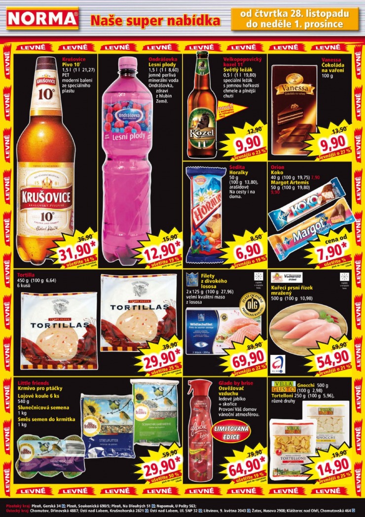 leták Norma Aktuální leták od 25.11.2013 strana 1 leták Norma Aktuální leták od 25.11.2013 strana 1