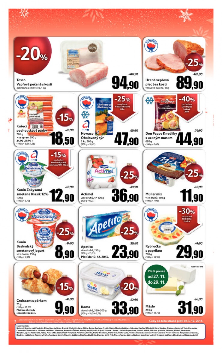 leták Tesco supermarkety od 27.11.2013 strana 1 leták Tesco supermarkety od 27.11.2013 strana 1
