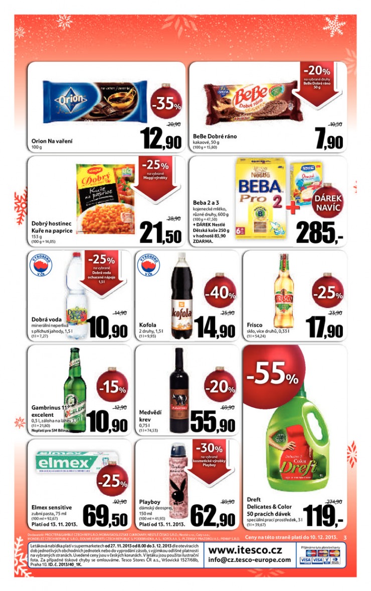 leták Tesco supermarkety od 27.11.2013 strana 1 leták Tesco supermarkety od 27.11.2013 strana 1