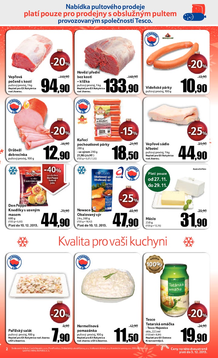 leták Tesco Expres obchody od 27.11.2013 strana 1 leták Tesco Expres obchody od 27.11.2013 strana 1
