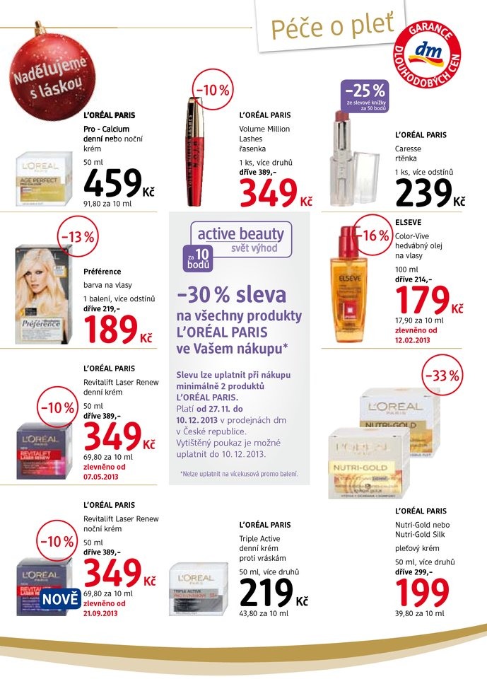 leták DM drogerie Journal 2. část od 25.11.2013 strana 1 leták DM drogerie Journal 2. část od 25.11.2013 strana 1