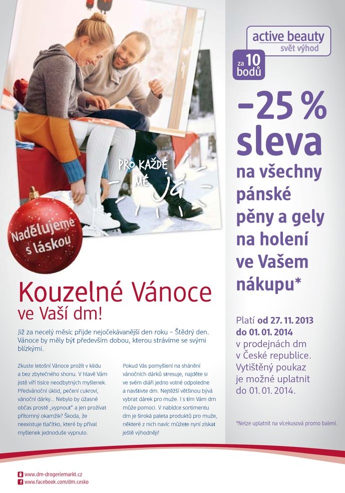 leták DM drogerie Journal od 25.11.2013 strana 1 leták DM drogerie Journal od 25.11.2013 strana 1