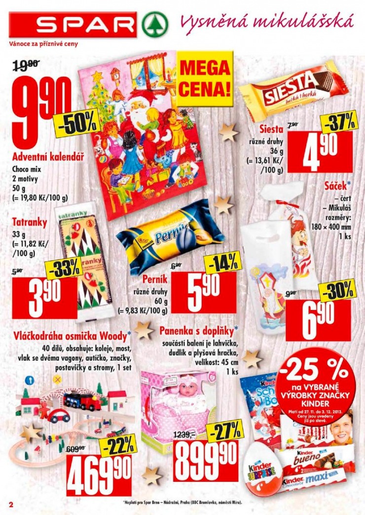 leták Interspar nabídka Spar od 27.11.2013 strana 1 leták Interspar nabídka Spar od 27.11.2013 strana 1