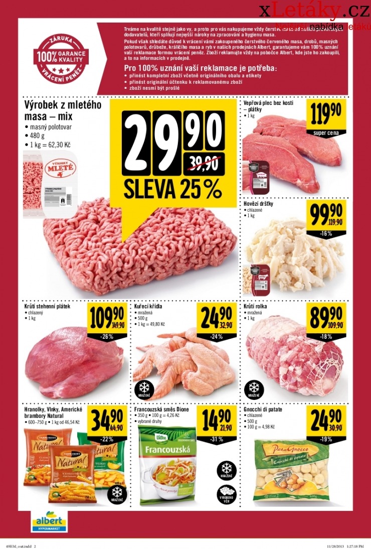 leták Albert Hypermarket akční leták strana 1 leták Albert Hypermarket akční leták strana 1