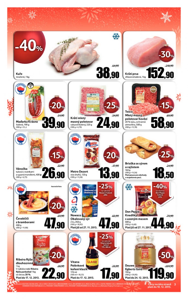 leták Tesco supermarkety od 4.12.2013 strana 1 leták Tesco supermarkety od 4.12.2013 strana 1