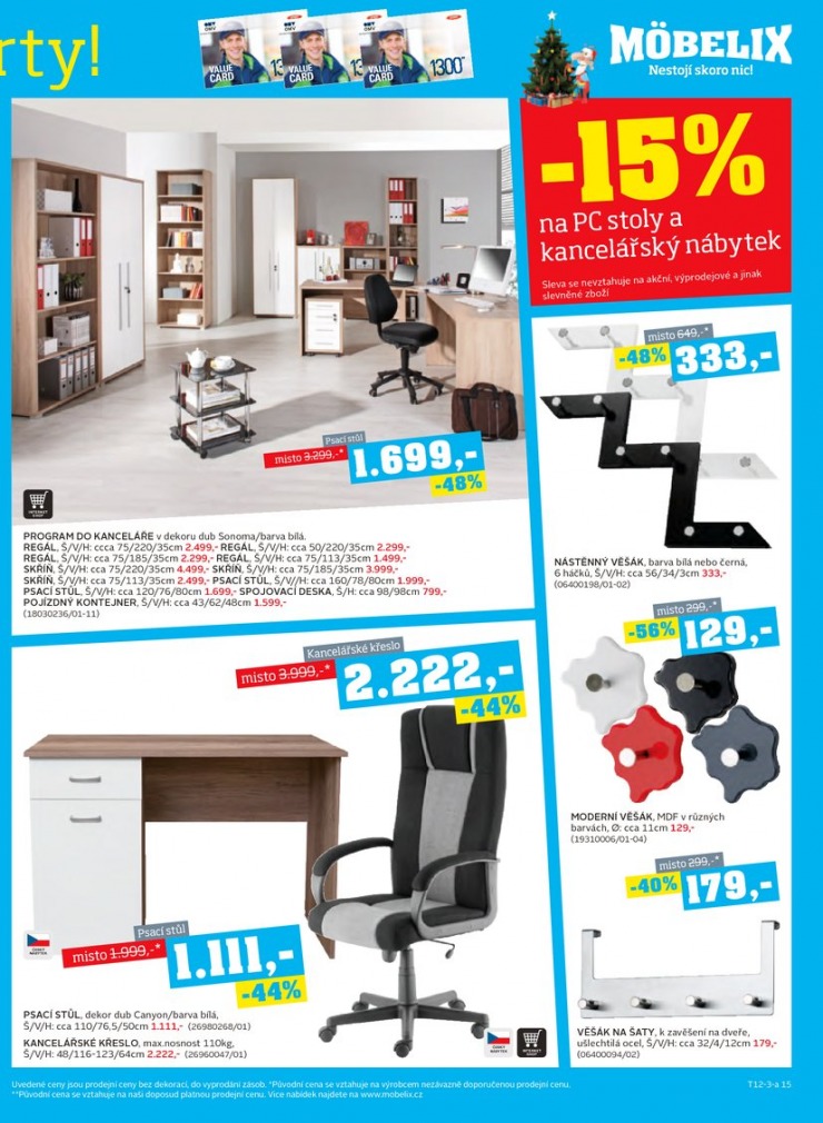 leták Mobelix Aktuální prospekt od 3.12.2013 strana 1 leták Mobelix Aktuální prospekt od 3.12.2013 strana 1