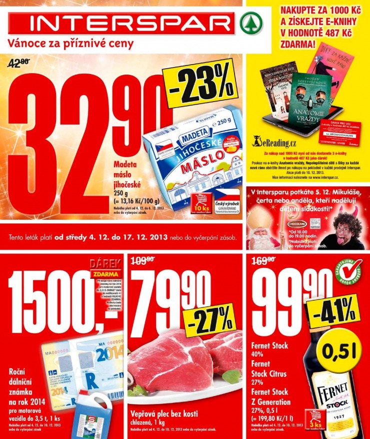 leták Interspar Akční nabídka od 4.12.2013 strana 1 leták Interspar Akční nabídka od 4.12.2013 strana 1
