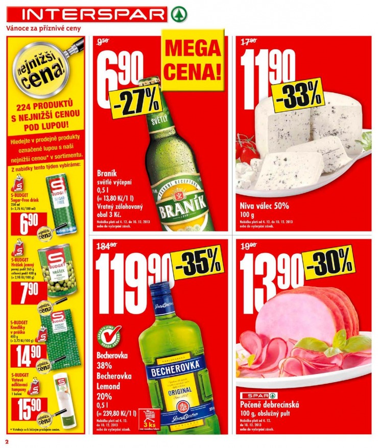 leták Interspar Akční nabídka od 4.12.2013 strana 1 leták Interspar Akční nabídka od 4.12.2013 strana 1