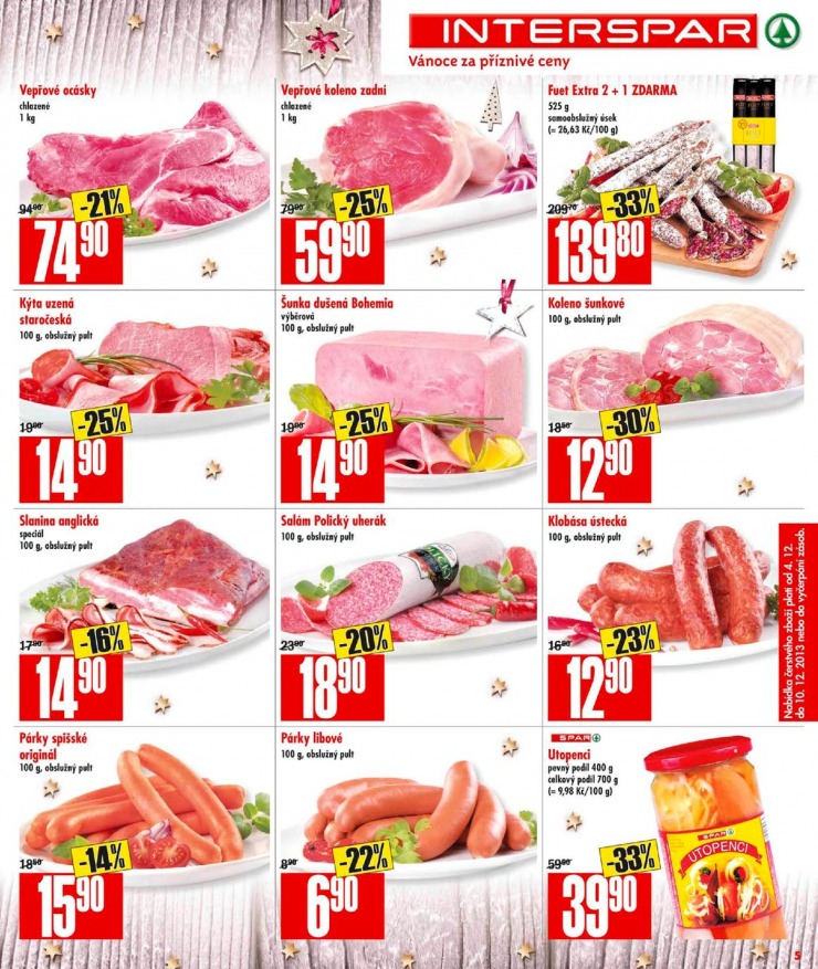 leták Interspar Akční nabídka od 4.12.2013 strana 1 leták Interspar Akční nabídka od 4.12.2013 strana 1