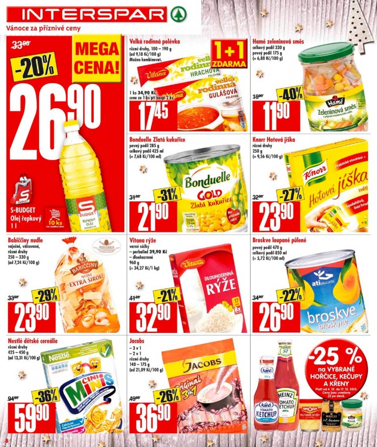 leták Interspar Akční nabídka od 4.12.2013 strana 1 leták Interspar Akční nabídka od 4.12.2013 strana 1
