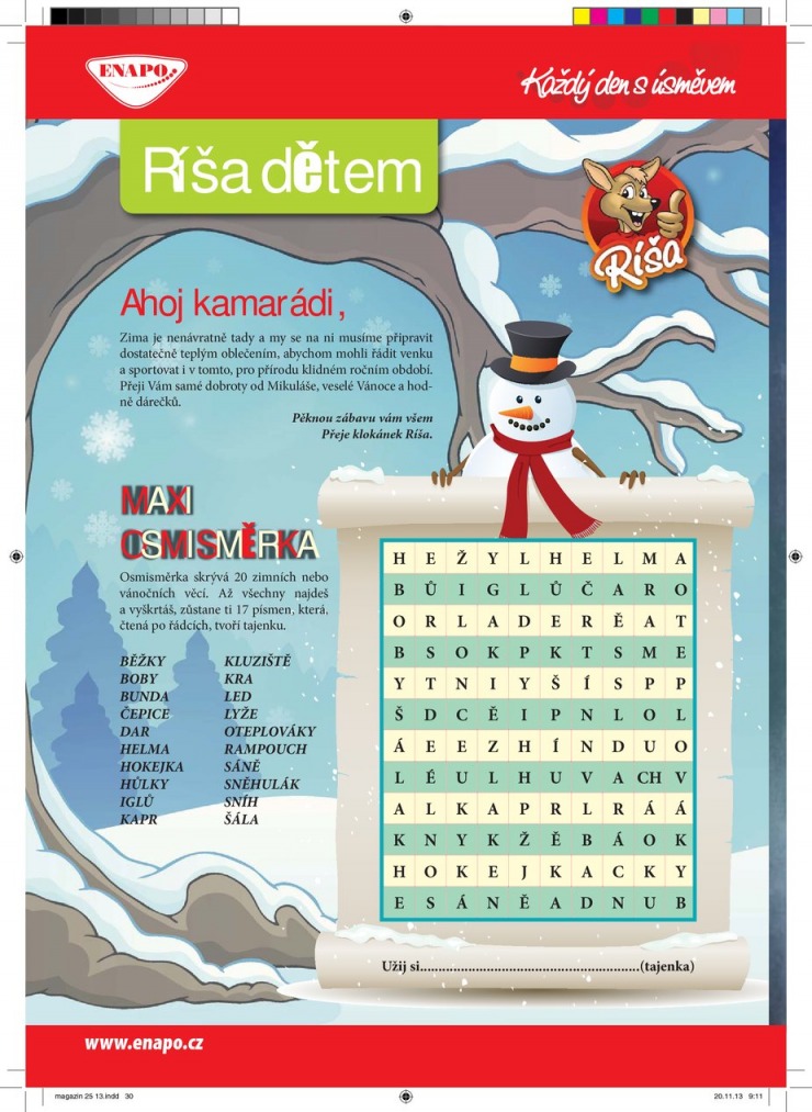 let�k Enapo Ak�n� let�k od 4.12.2013 strana 1