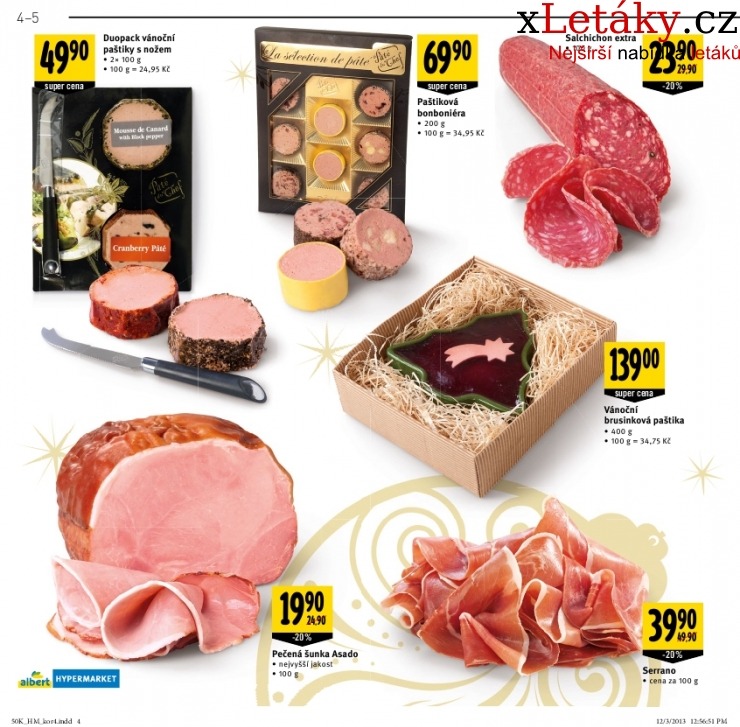 leták Albert Hypermarket - Delikatesy akční leták strana 1 leták Albert Hypermarket - Delikatesy akční leták strana 1