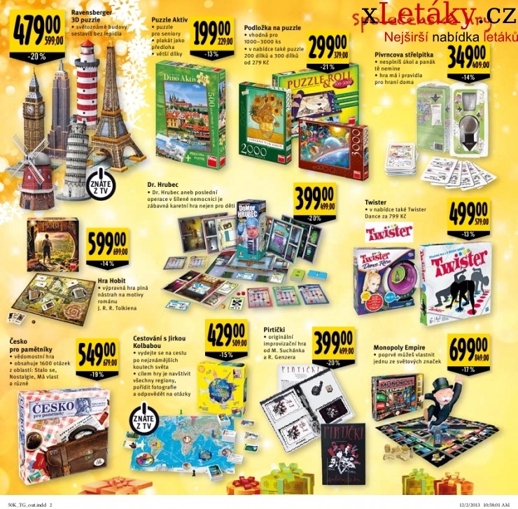 leták Albert Hypermarket - Dárky akční leták strana 1 leták Albert Hypermarket - Dárky akční leták strana 1