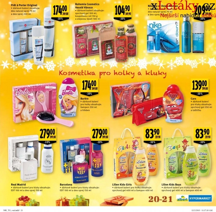 leták Albert Hypermarket - Dárky akční leták strana 1 leták Albert Hypermarket - Dárky akční leták strana 1