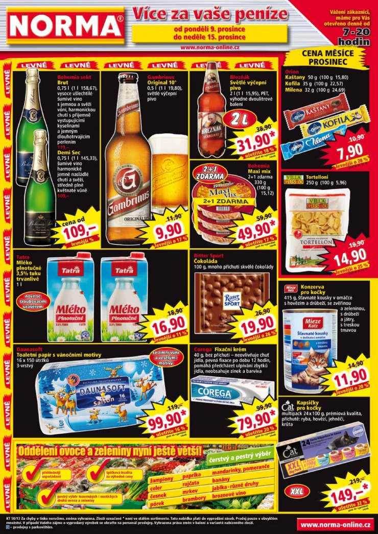 letk Norma Aktuln letk od 9.12.2013 strana 1