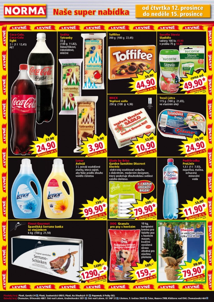 leták Norma Aktuální leták od 9.12.2013 strana 1 leták Norma Aktuální leták od 9.12.2013 strana 1