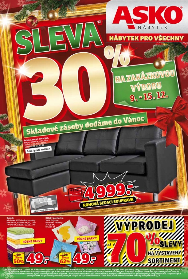 letk Asko nbytek katalog od 9.12.2013 strana 1