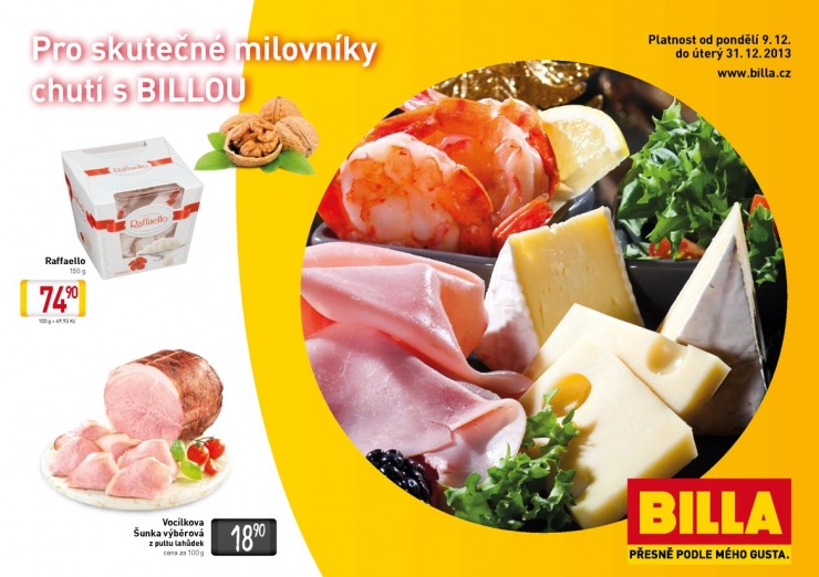 letk Billa Delikatesy od 9.12.2013 strana 1
