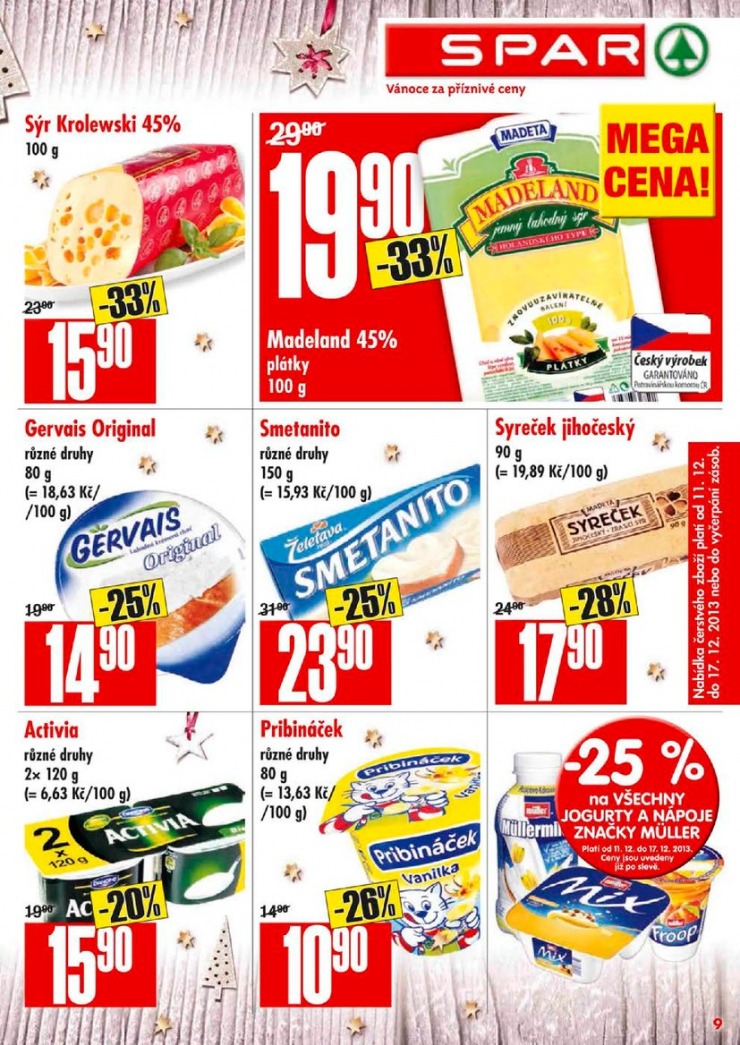 leták Interspar nabídka Spar od 11.12.2013 strana 1 leták Interspar nabídka Spar od 11.12.2013 strana 1