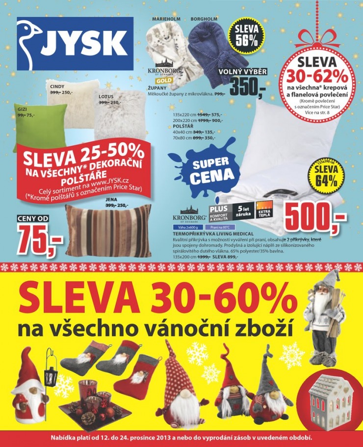 letk Jysk Nabdka tdne od 12.12.2013 strana 1