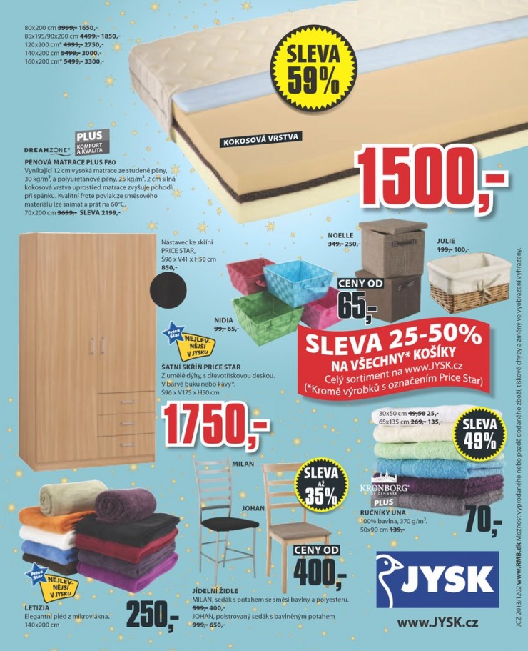leták Jysk Nabídka týdne od 12.12.2013 strana 1 leták Jysk Nabídka týdne od 12.12.2013 strana 1