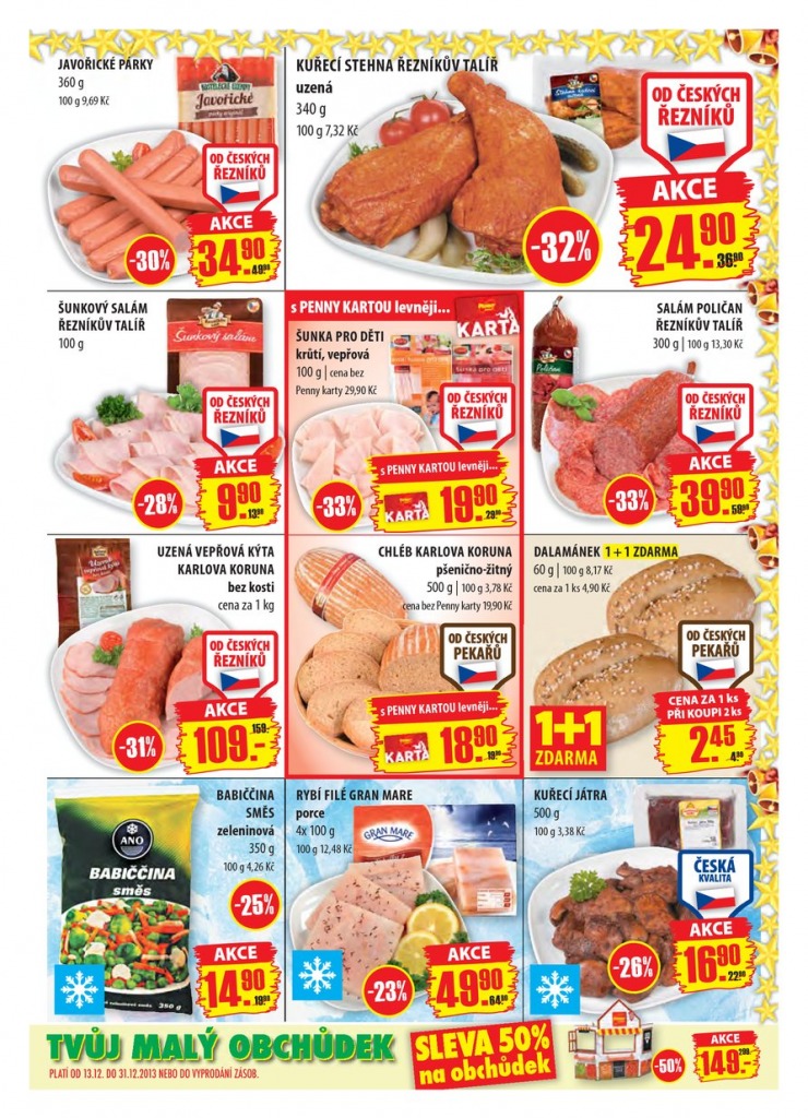 let�k Penny Aktu�ln� nab�dka od 16.12.2013 strana 1