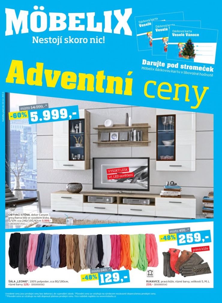 letk Mobelix Aktuln prospekt od 10.12.2013 strana 1
