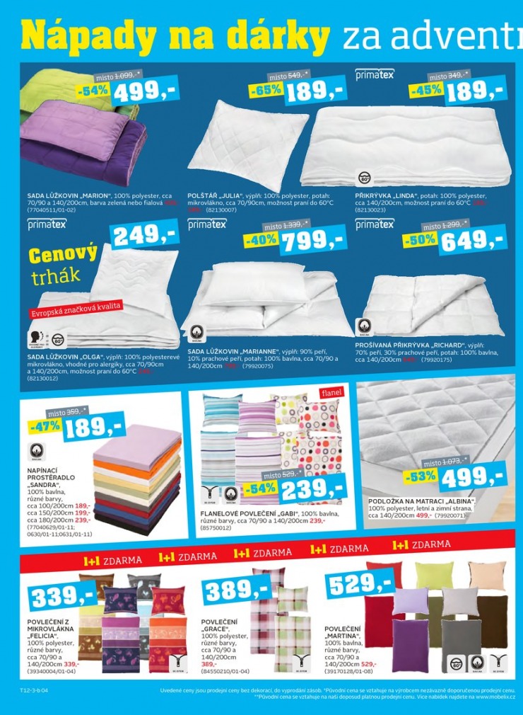 leták Mobelix Aktuální prospekt od 10.12.2013 strana 1 leták Mobelix Aktuální prospekt od 10.12.2013 strana 1