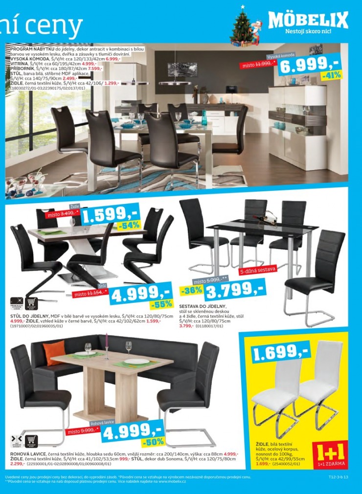 let�k Mobelix Aktu�ln� prospekt od 10.12.2013 strana 1