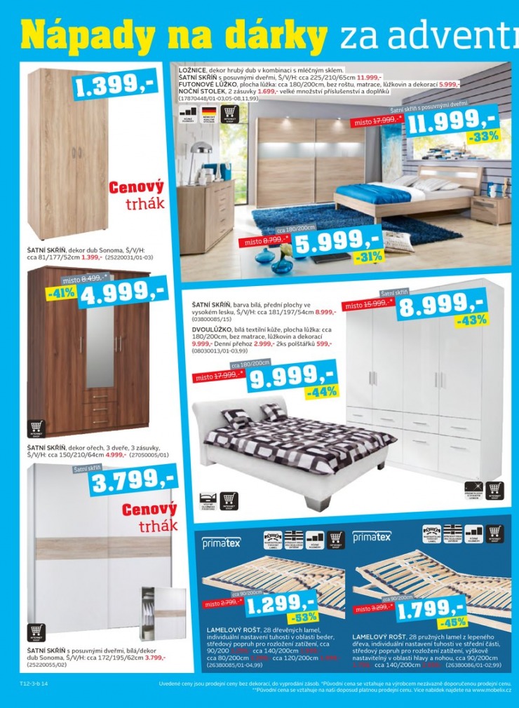 let�k Mobelix Aktu�ln� prospekt od 10.12.2013 strana 1
