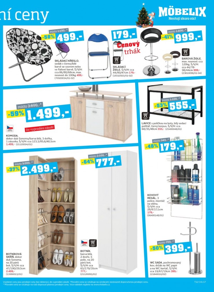 let�k Mobelix Aktu�ln� prospekt od 10.12.2013 strana 1