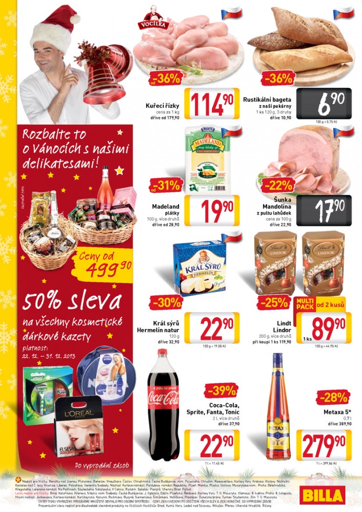 leták Billa velký od 18.12.2013 strana 1 leták Billa velký od 18.12.2013 strana 1