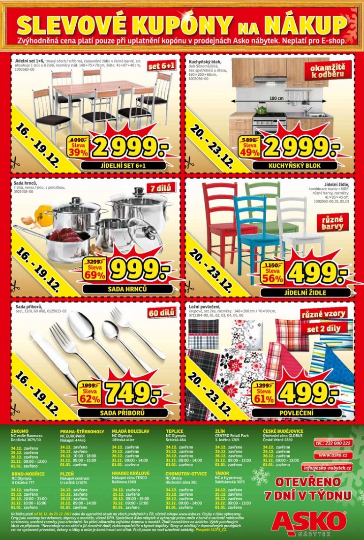 leták Asko nábytek katalog od 16.12.2013 strana 1 leták Asko nábytek katalog od 16.12.2013 strana 1