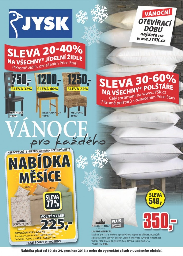 letk Jysk Nabdka tdne od 19.12.2013 strana 1