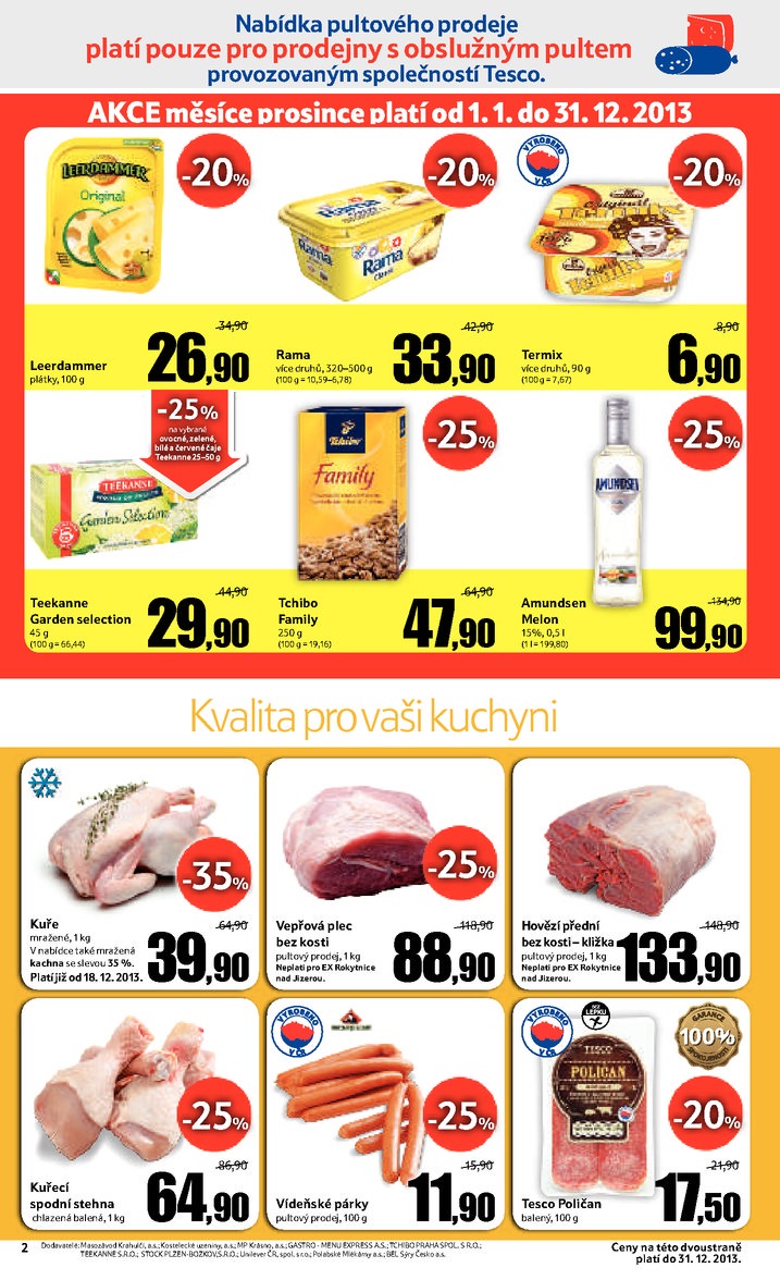leták Tesco Expres obchody od 26.12.2013 strana 1 leták Tesco Expres obchody od 26.12.2013 strana 1